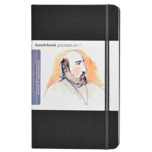 Global Art Travelogue Drawing Hand Book - Portrait (8.25" x 5.5") Ivory Black