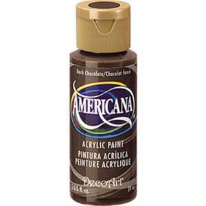 DecoArt Americana Acrylic Paint - (2oz/59ml) Dark Chocolate