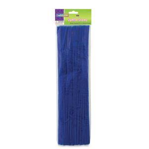 Creativity Street Jumbo Chenille Stems 12" - (100 Pack) Blue pipe cleaners