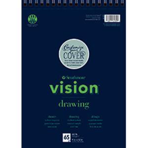 Strathmore Vision Drawing Pad ( 643 ) 11" x 14" - (65 sheets, 64lb) Wire Bound