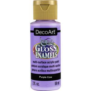 DecoArt Americana Gloss Enamel Paint - (2oz/59ml) Purple Cow