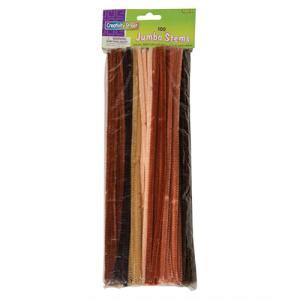 Creativity Street Jumbo Chenille Stems 12" - (100 Pack) Multi-Cultural pipe cleaners