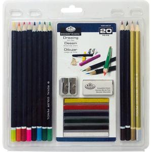 Royal Langnickel Essentials RART-2003 Essentials Drawing Set - (20 Pieces)