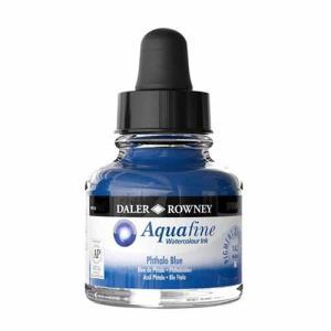 Daler-Rowney Aquafine Watercolor 1oz Ink- Phthalo Blue