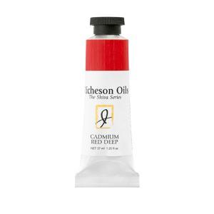 Richeson Shiva Series Oil Paint - (1.25oz/37ml) Cadmium Red Deep