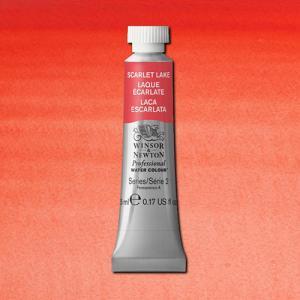 Winsor & Newton Professional Water Colour – (.17oz/5ml) Scarlet Lake