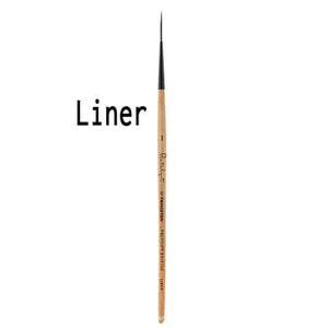 Princeton 6450 Series Catalyst Polytip Bristle Brush - Short Handle Liner 4