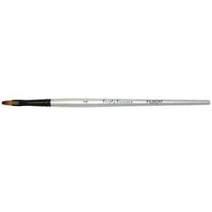 Daler Rowney Simply Simmons Mixed Media Brush - Short Handle, Filbert, Size 4 DR255067004
