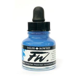 Daler Rowney FW Acrylic Artists Ink - (1oz bottle)- Process Blue 120