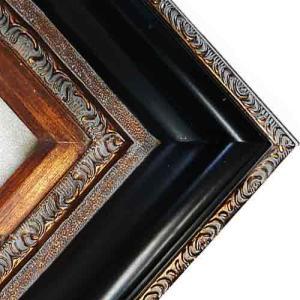 Series 446 Black Antique Gold Gallery Deluxe Frame  IN STORE PICK UP ONLY - 24" x 30"