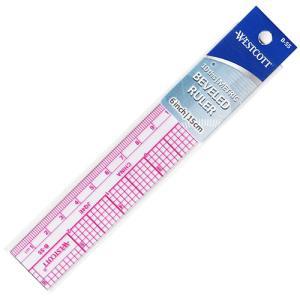 Westcott 10ths/Metric Beveled Ruler 1in x 6in
