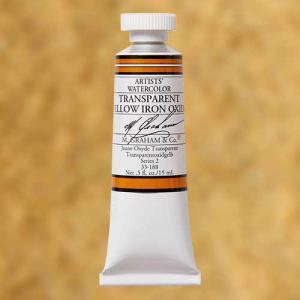 M. Graham & Co. Watercolor Paint – (0.5oz/15ml) Transparent Yellow Iron Oxide