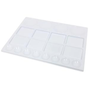 Jack Richeson Plastic Paint Palette Tray 10" x 13" - 20 Well  400205