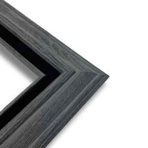 Econo Frame Tuscan Drift Grey with Black Velvet Liner - 20" x 24"