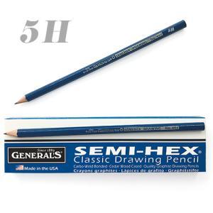 General's Semi-Hex Classic Drawing Pencils - (12 Pack) 5H