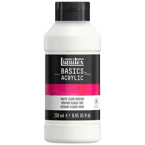 Liquitex Basics Acrylic Medium - (8.5oz/250ml) Matte Fluid