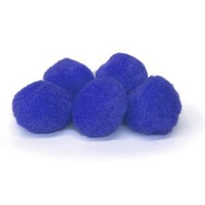 Pepperell Crafts Pom Poms 1? – (100 Pieces) Royal Blue