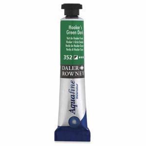 Daler Rowney Aquafine Watercolor Paint- Hooker's Green Dark 352