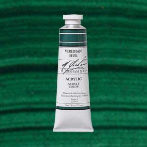 M. Graham & Co. Acrylic Paint - (2oz/60ml) Viridian Hue