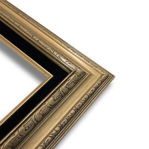 Econo Frame Gold Gold with Black Liner - 20" x 24"