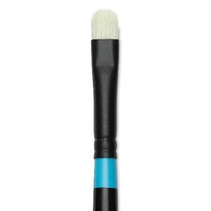 Princeton Aspen 6500 Series Brush for Oil & Acrylic - Long Handle Short Oval Filbert 4