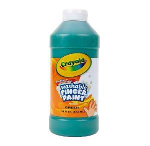 Crayola Washable Finger Paint - Green 16oz