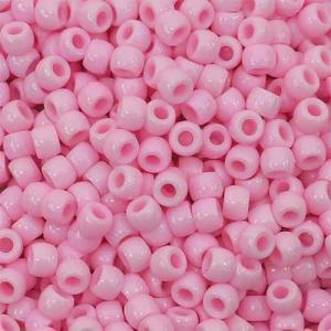 Pony Beads 6mmx9mm- Pink (1000ct)