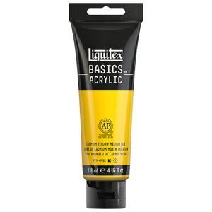 Liquitex Basics Acrylic Paint - (4oz/118ml) Cadmium Yellow Medium Hue