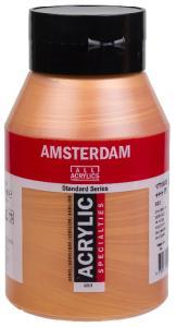 Royal Talens Amsterdam Acrylic Paint - (33.8oz/1000ml) 803 Deep Gold