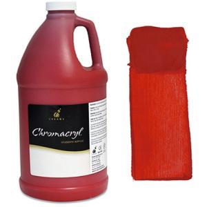Chromacryl Acrylic Paint – 2 Liter (67.7oz)- Warm Red