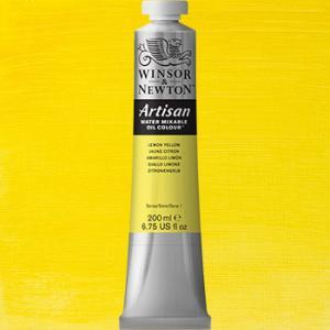 Winsor & Newton Artisan Water Mixable Oil Colour Paint - (6.75oz/200ml) Lemon Yellow