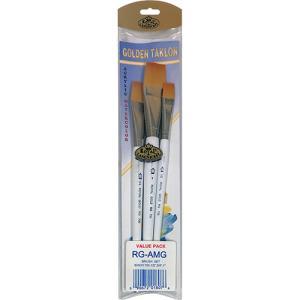 Royal Langnickel Royal Gold Brush Set - (3 Pack) Glaze Wash