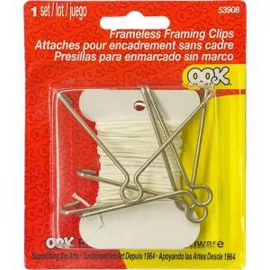 Ook Frameless Framing Clips - (1 Set)