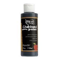 DecoArt Americana Chalkboard Paint - (4oz/118ml) Black