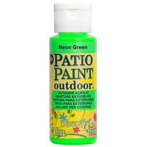 DecoArt Patio Paint Outdoor Acrylic - (2oz/59ml) Neon Green