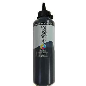 System3 Fluid Acrylic  Mars Black -500ml Bottle 139500036