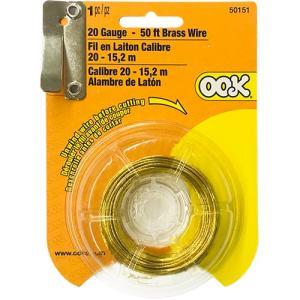 Ook Hobby Wire - (50ft) Brass, 20 Gauge