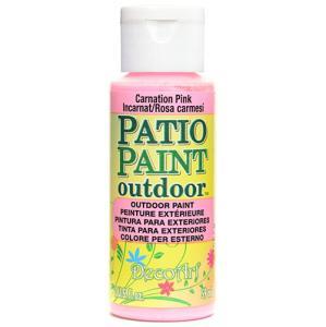 DecoArt Patio Paint Outdoor Acrylic - (2oz/59ml) Carnation Pink