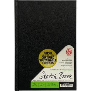 Pentalic Heavyweight Sketch Book 5.5" x 8" - (220 Pages, 70lb) Hardbound