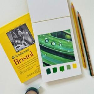 Strathmore 300 Series Mini Bristol Pad  4" x 6"- (20 sheets,100lb) Vellum