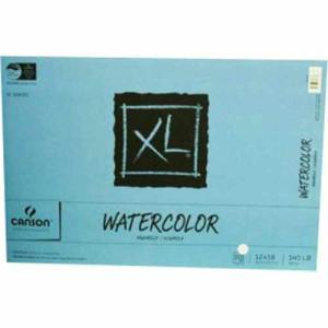 Canson XL Watercolor Pad 12" x 18" - (30 Sheets, 140lb) Cold Press