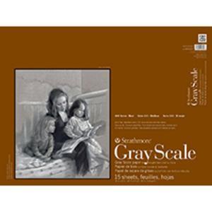 Strathmore 400 Series Gray Scale Pad (4400) 18" x 24" - (80lb, 15 sheets)