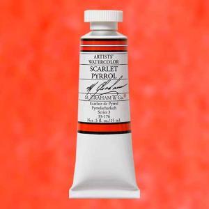 M. Graham & Co. Watercolor Paint – (0.5oz/15ml) Scarlet Pyrrol