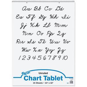 Pacon Easel Pad 24" x 32" - (25 Sheets) Unruled