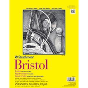 Strathmore 300 Series Bristol Pad 11" x 14" - (20 sheets, 100lb) Vellum