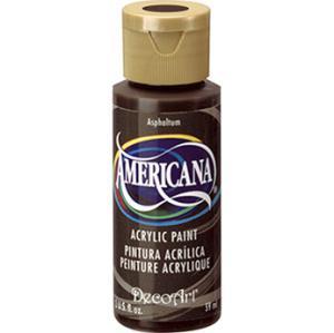 DecoArt Americana Acrylic Paint - (2oz/59ml) Asphaltum