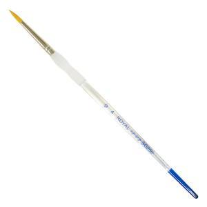 Royal Langnickel Soft-Grip Gold Taklon Brush - Short Handle, Round #4