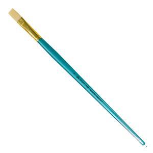 Royal Langnickel Menta 38 Brush for Acrylic & Oil - Long Handle, Flat #6