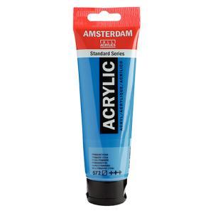 Royal Talens Amsterdam Acrylic Paint - (4.1oz/120ml) Primary Cyan