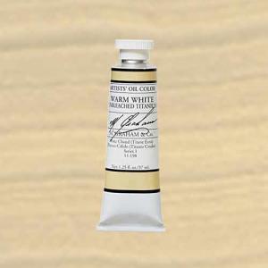 M. Graham & Co. Oil Paint - (1.25oz/37ml) Warm White (Unbleached Titanium)